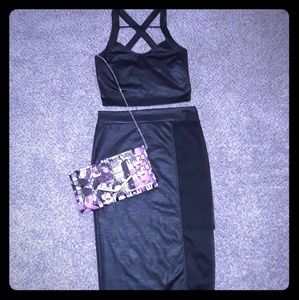 Crop top & pencil skirt